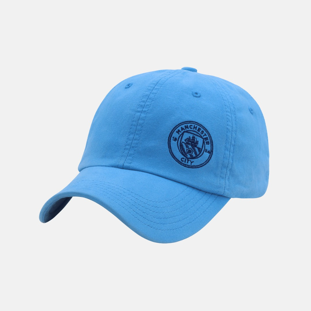 Camisa de Futebol — Boné Manchester City - azul claro