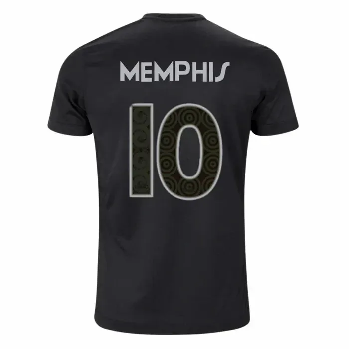 Camisa Corinthians Away 24/25 - Preta \#Memphis10 - Torcedor