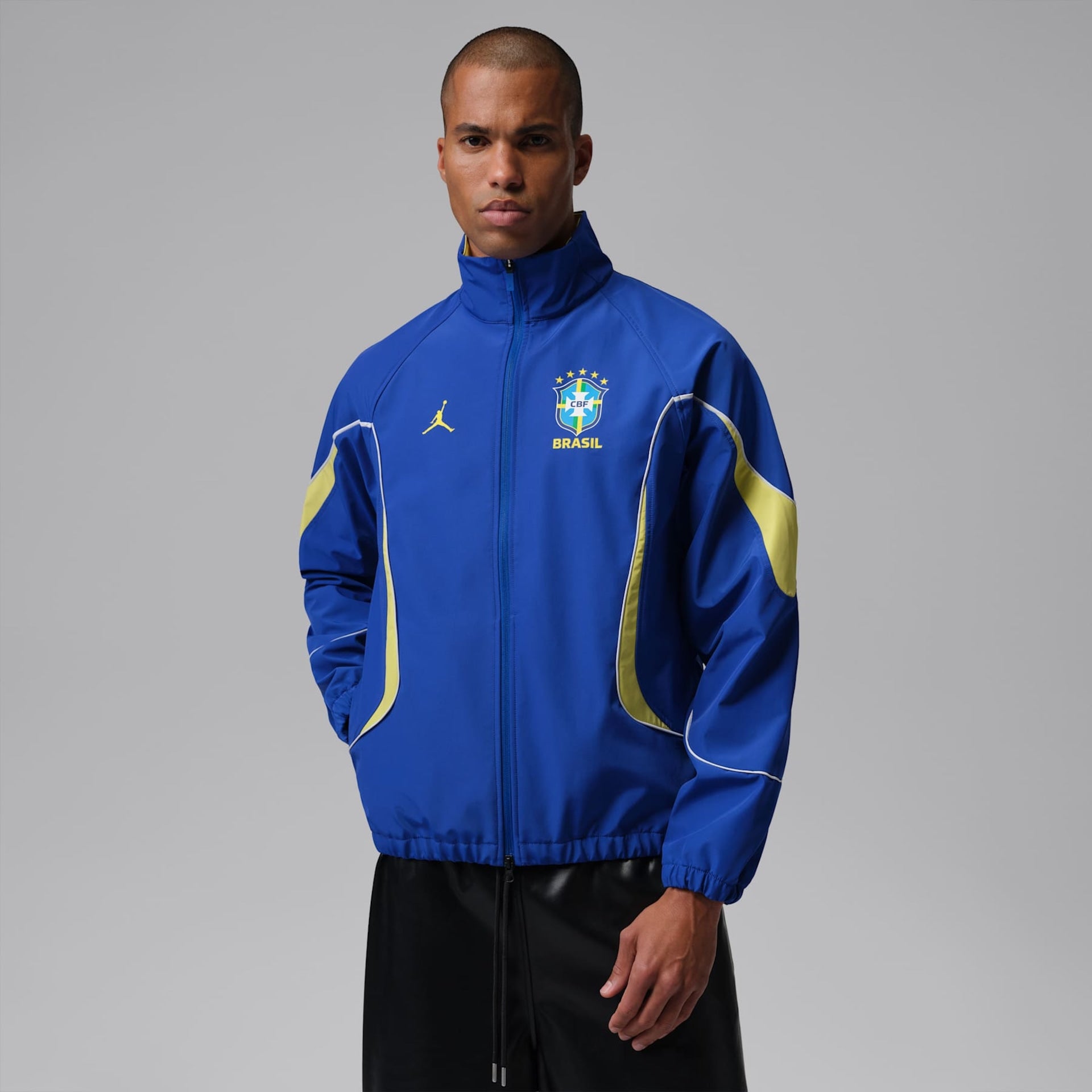 Camisa de Futebol — Jaqueta Brasil Hino Masculina