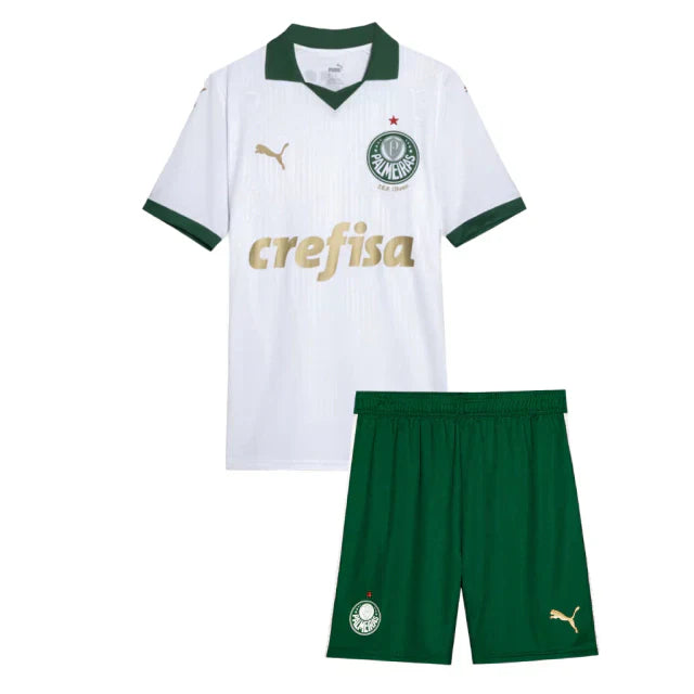 Camisa de Futebol — Conjunto Infantil Palmeiras II 24/25 - Branca
