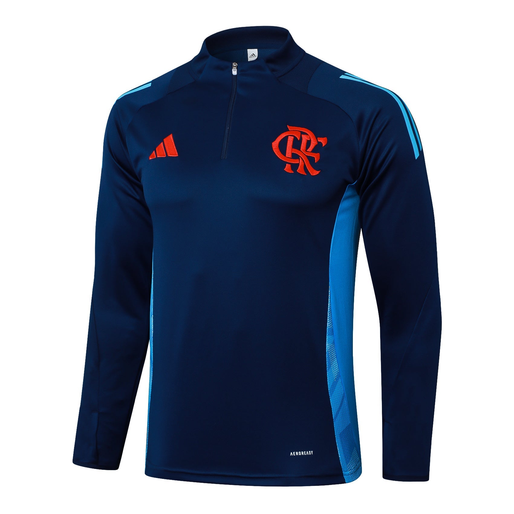 Camisa de Futebol — Agasalho Comissão Flamengo 25/26 - Azul Escuro