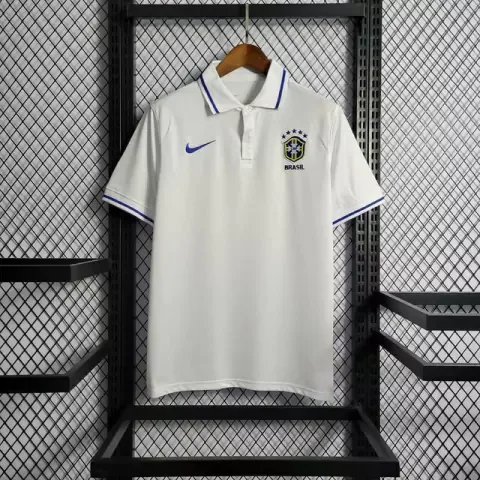 Camisa Polo Brasil - Branca - Torcedor