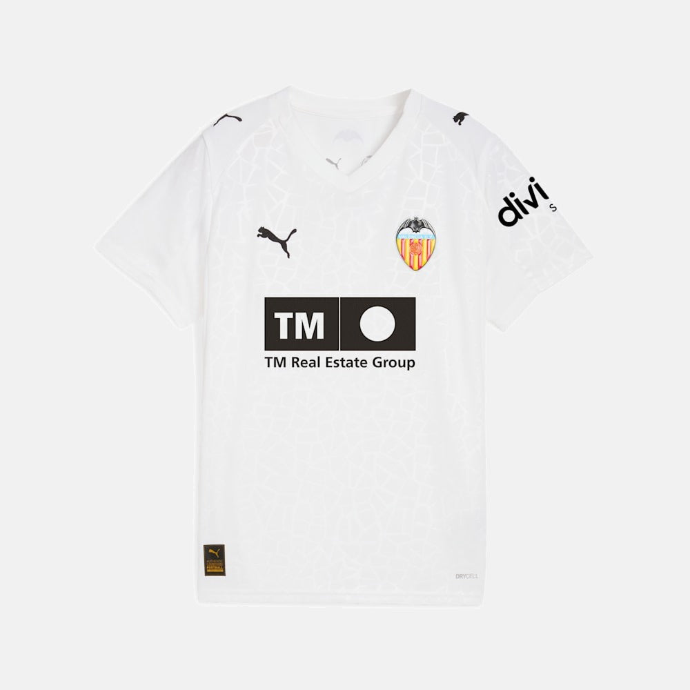 Camisa de Futebol — Conjunto Infantil Valencia 2025/26 I