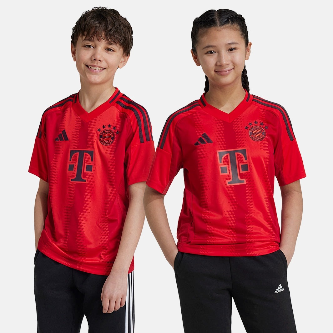 Camisa de Futebol — Conjunto Infantil Bayern de Munique 2024/25 I Torcedor