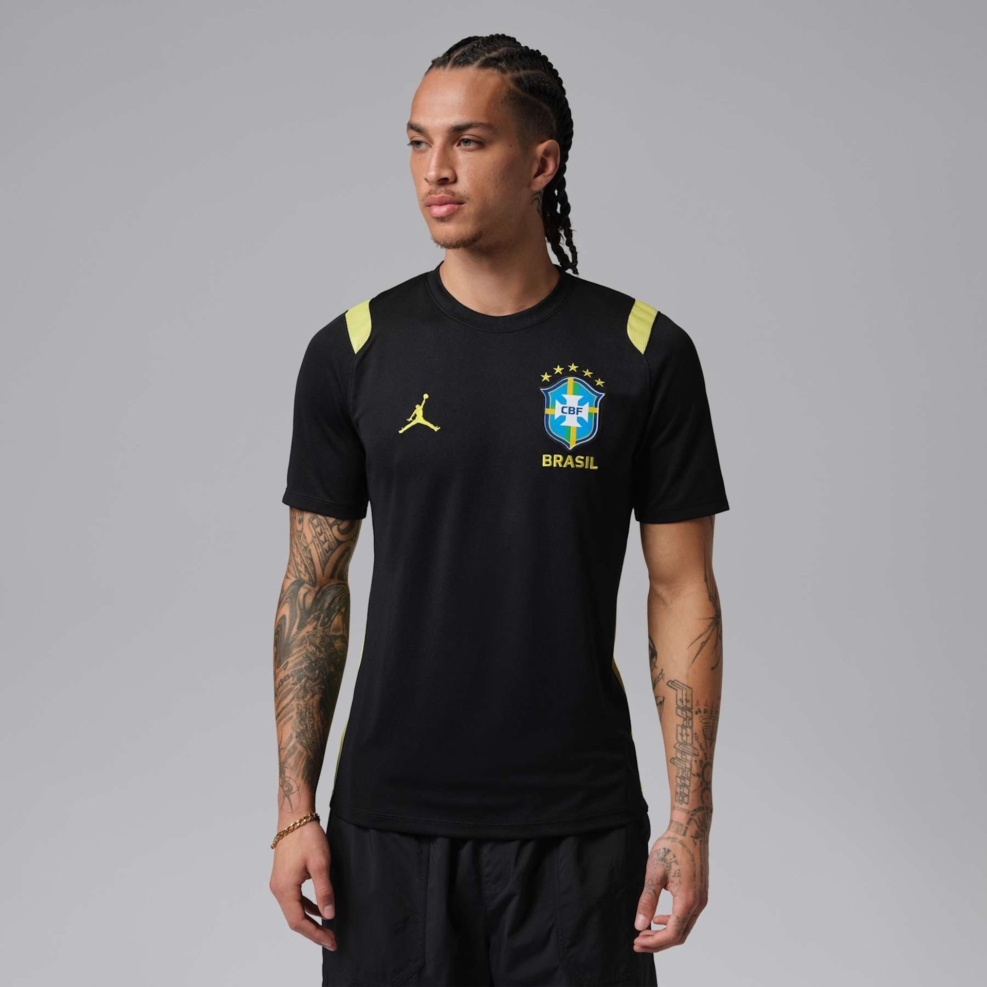 Camisa de Futebol — Camiseta Brasil Academy Pro 2026 Treino Masculina