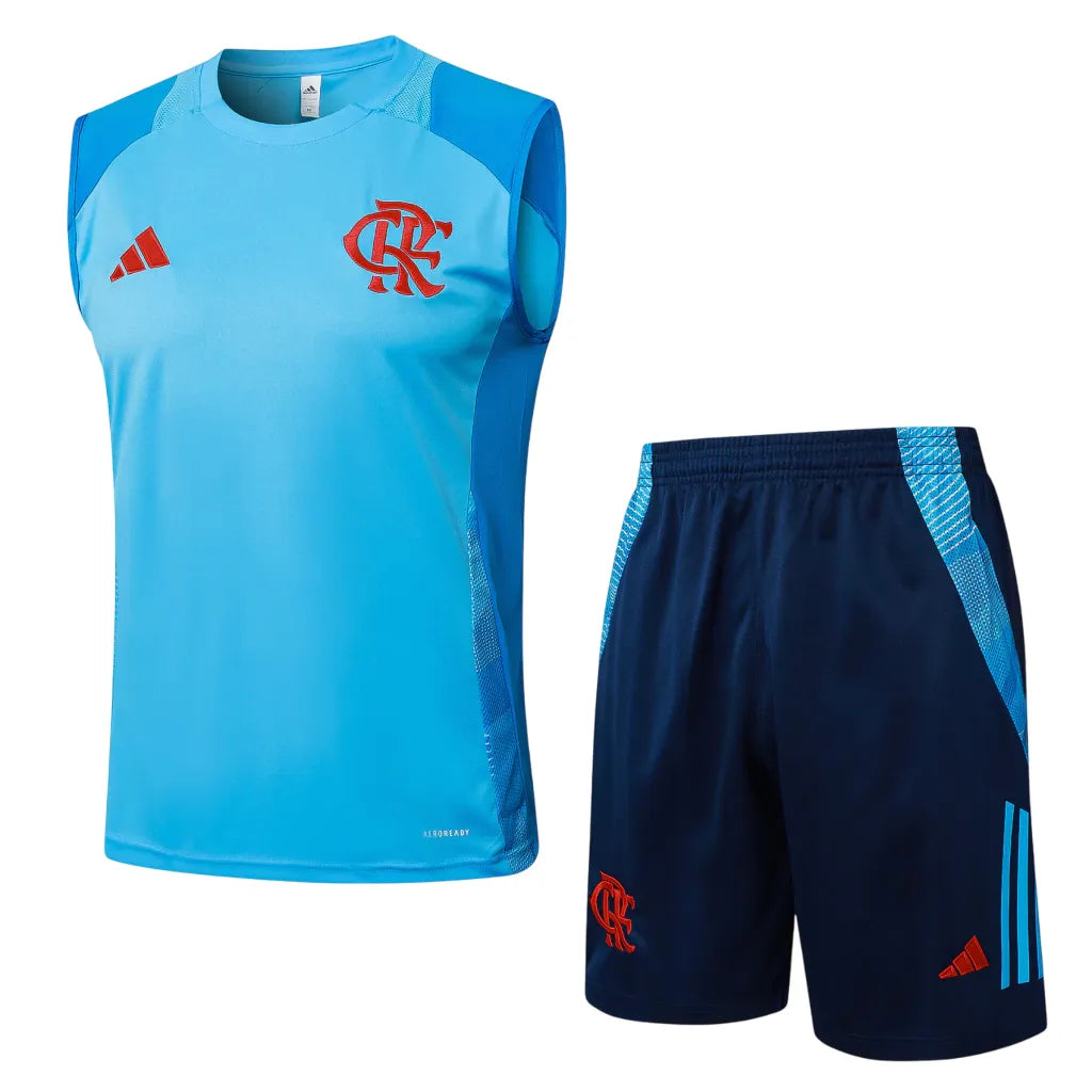 Camisa de Futebol — Conjunto Flamengo Treino Regata 25/26 - Azul