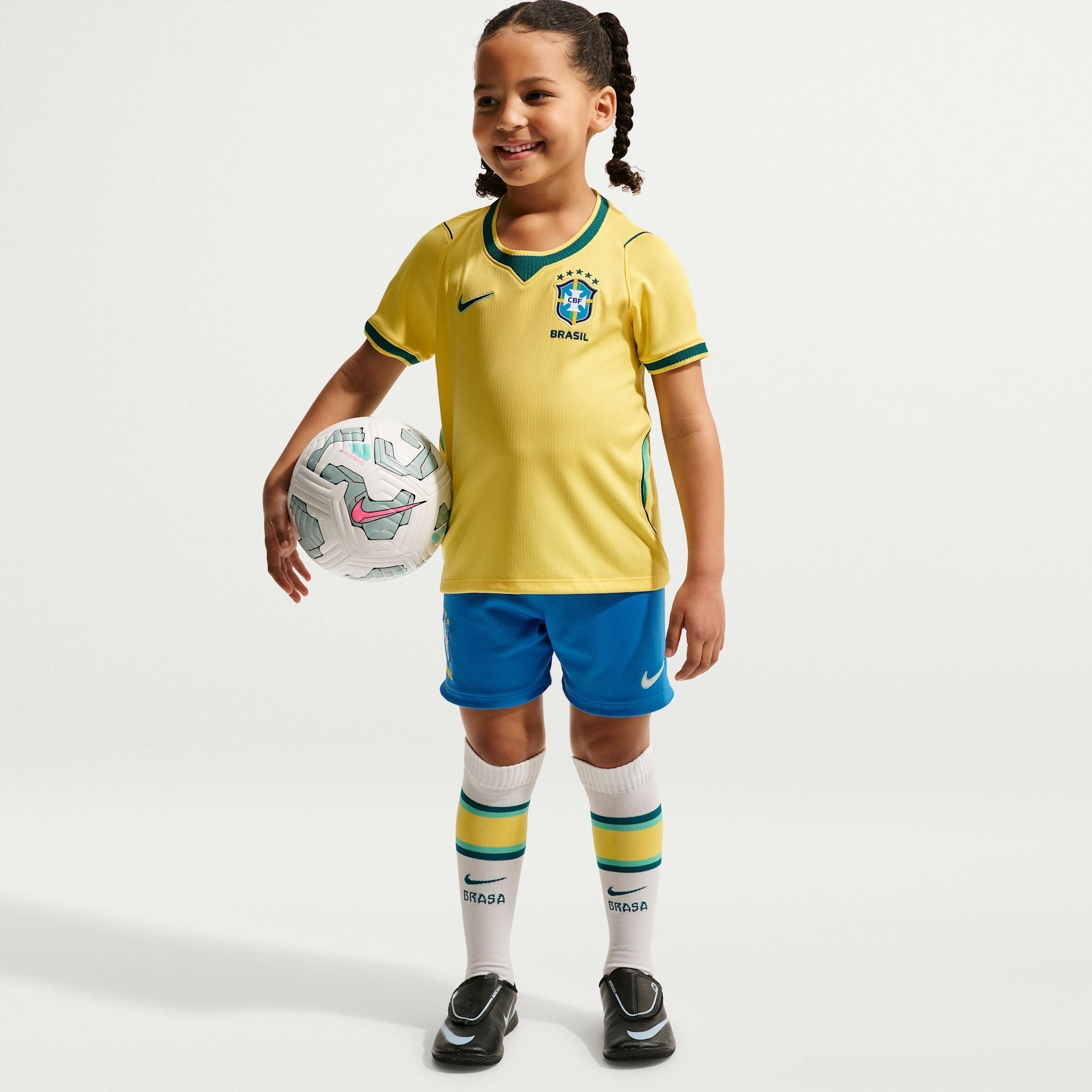 Camisa de Futebol — Conjunto Infantil Seleção Brasileira 2026/27 I