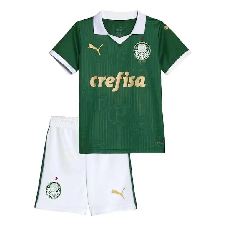 Camisa de Futebol — Conjunto Infantil Palmeiras I 24/25 - Verde