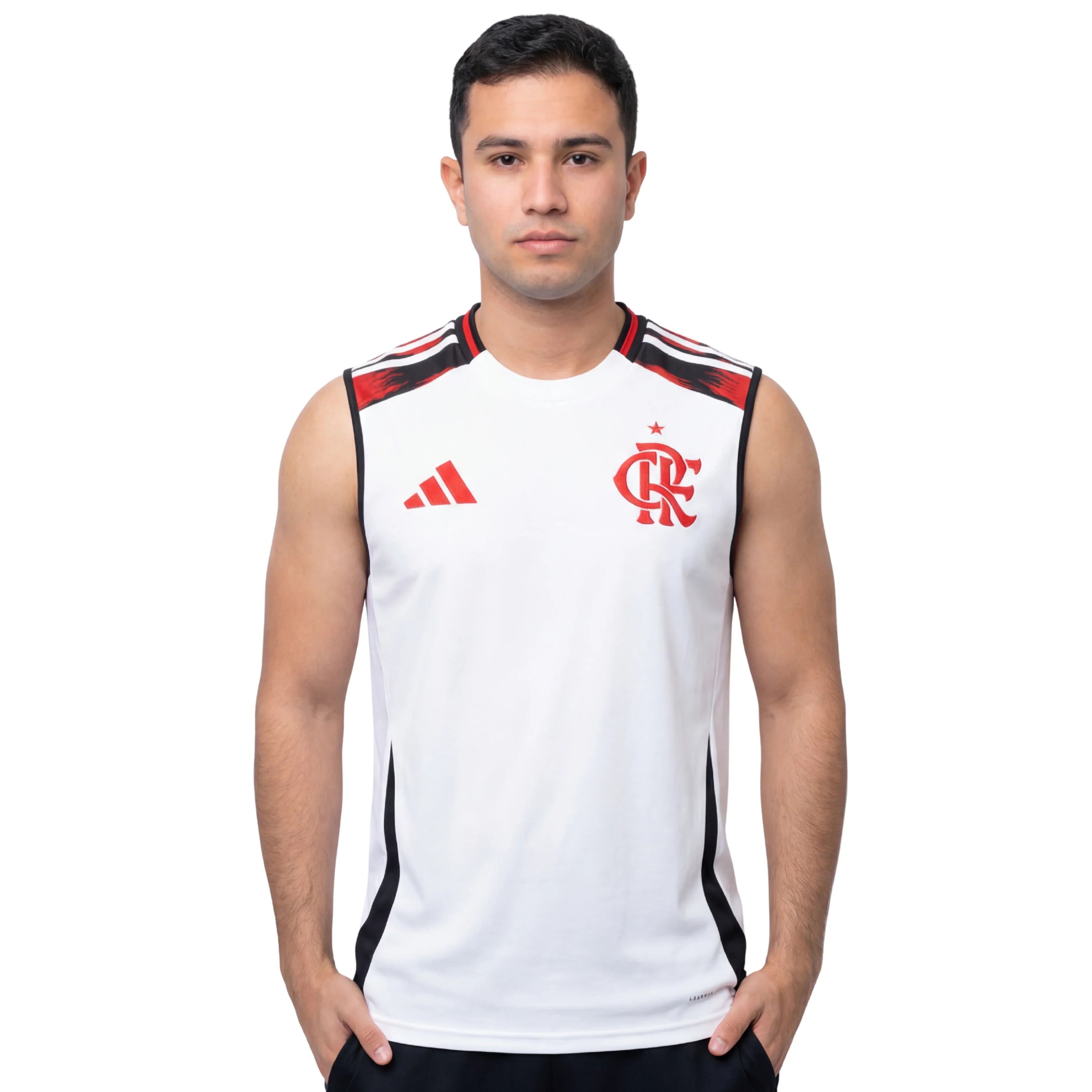 Camisa de Futebol — Regata Flamengo Away 25/26 - Branca