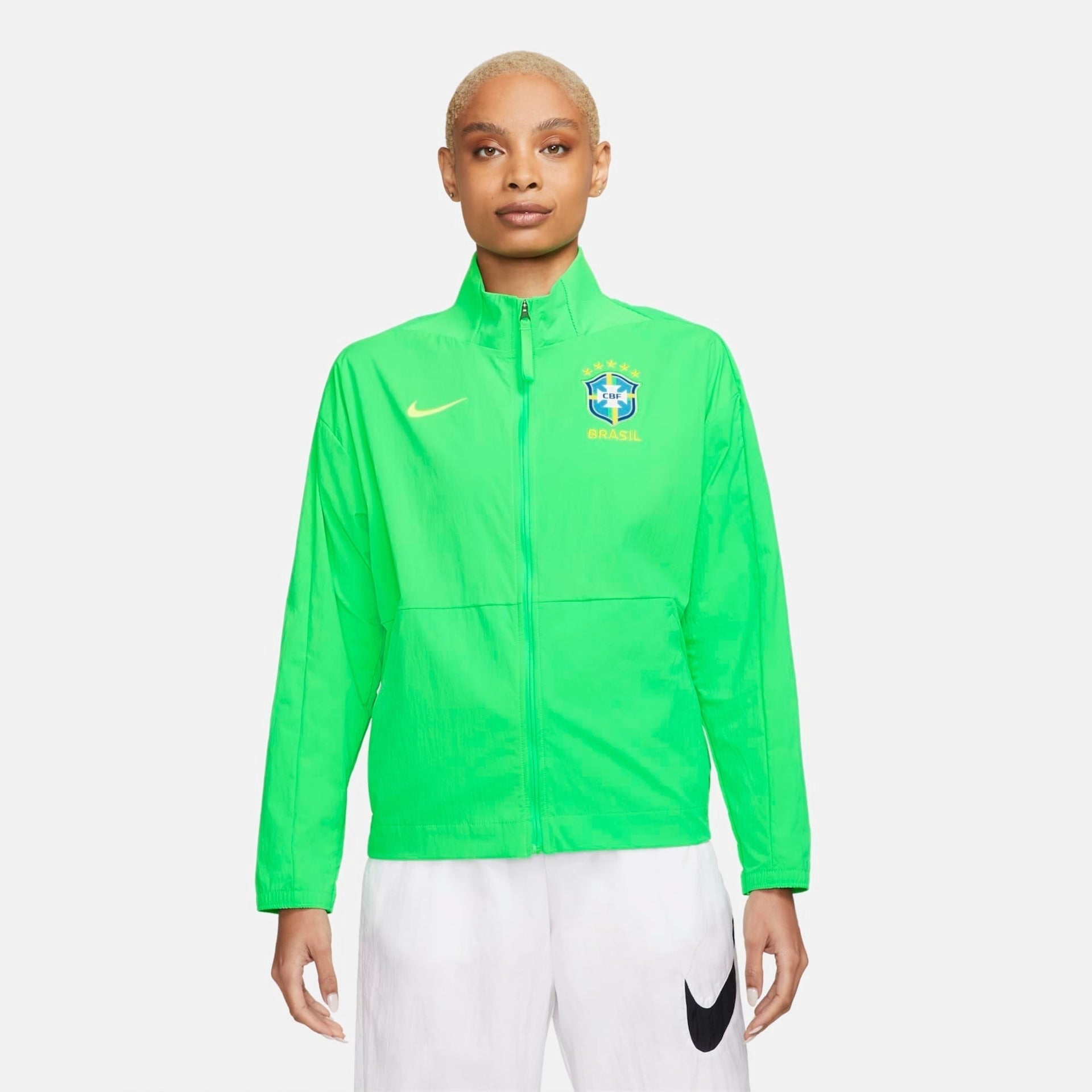 Camisa de Futebol — Jaqueta Brasil Dri-FIT Feminina