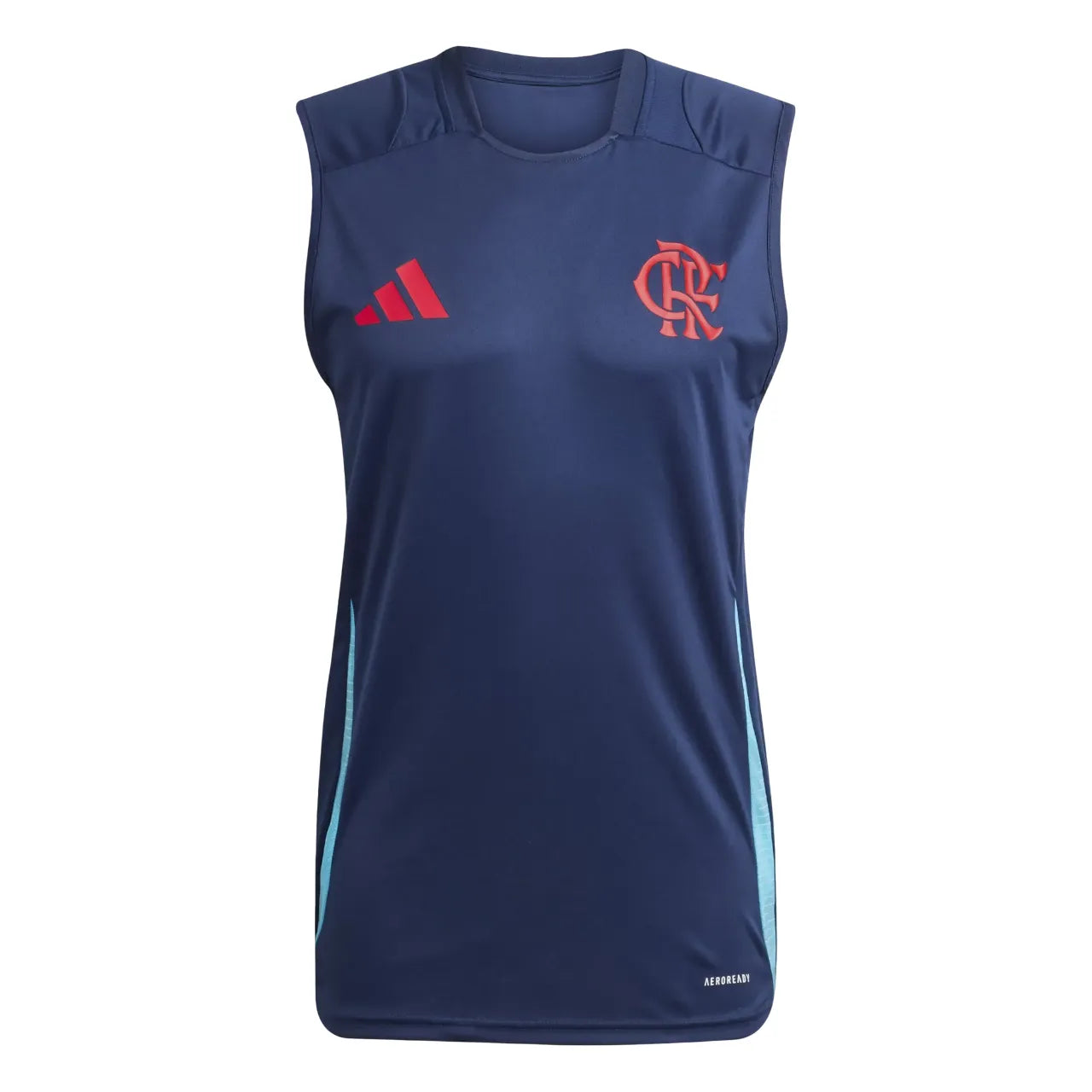 Camisa de Futebol — Regata Flamengo Comissão 25/26 - Azul Escuro