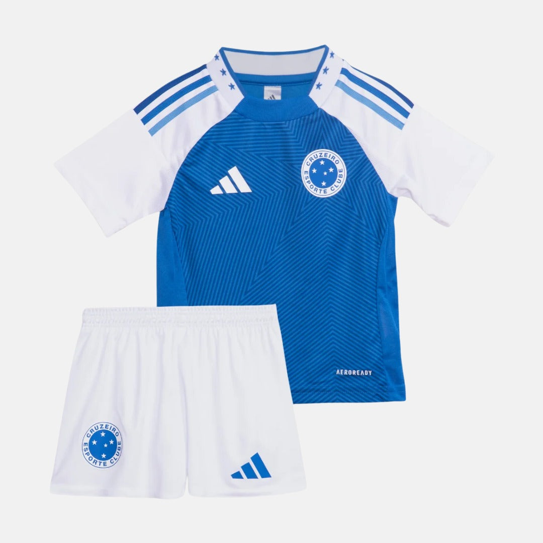 Camisa de Futebol — Conjunto Infantil Cruzeiro 2025/26 I