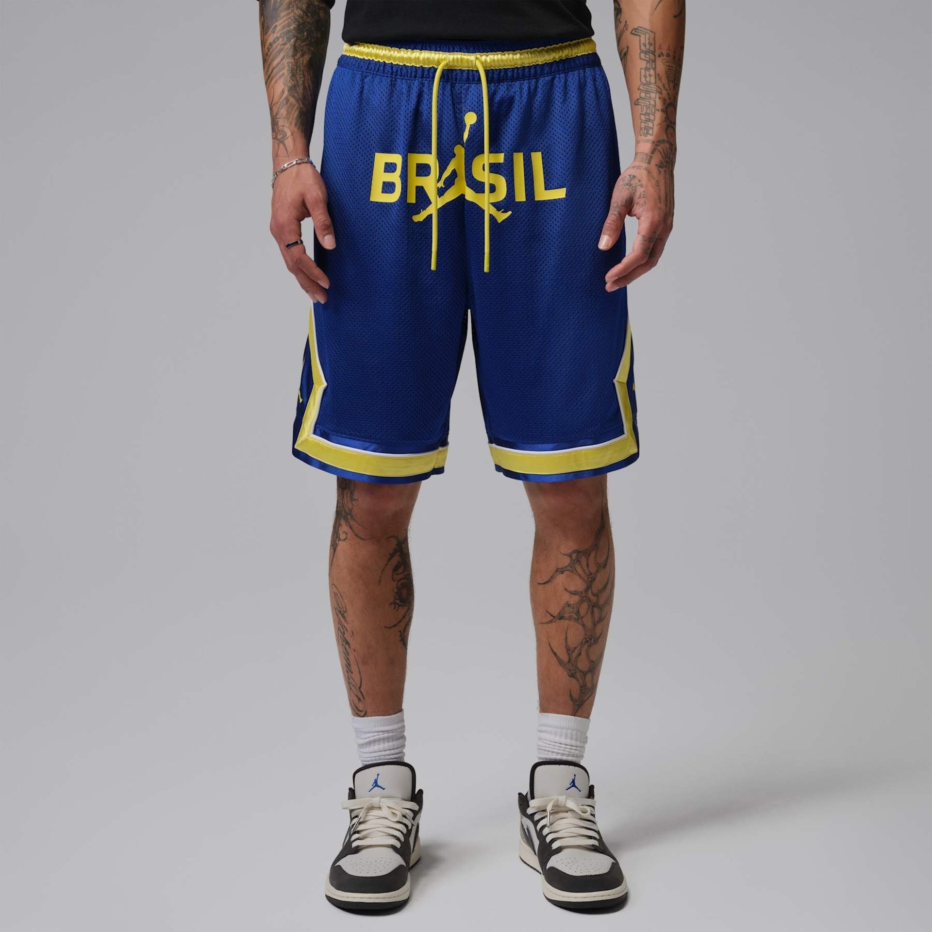 Camisa de Futebol — Shorts Brasil Mesh Diamond Masculino